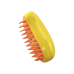 Парова масажна щітка Pet Brush для вичісування шерсті собак і кішок, колір жовтий Парова масажна щітка Pet Brush для вичісування шерсті собак і кішок, колір жовтий